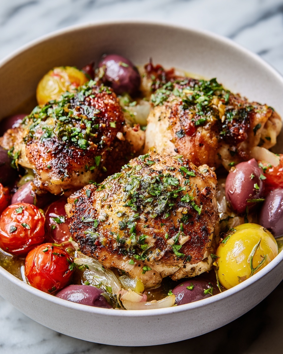 Slow Cooker Greek Chicken Recipe - Recipe Image