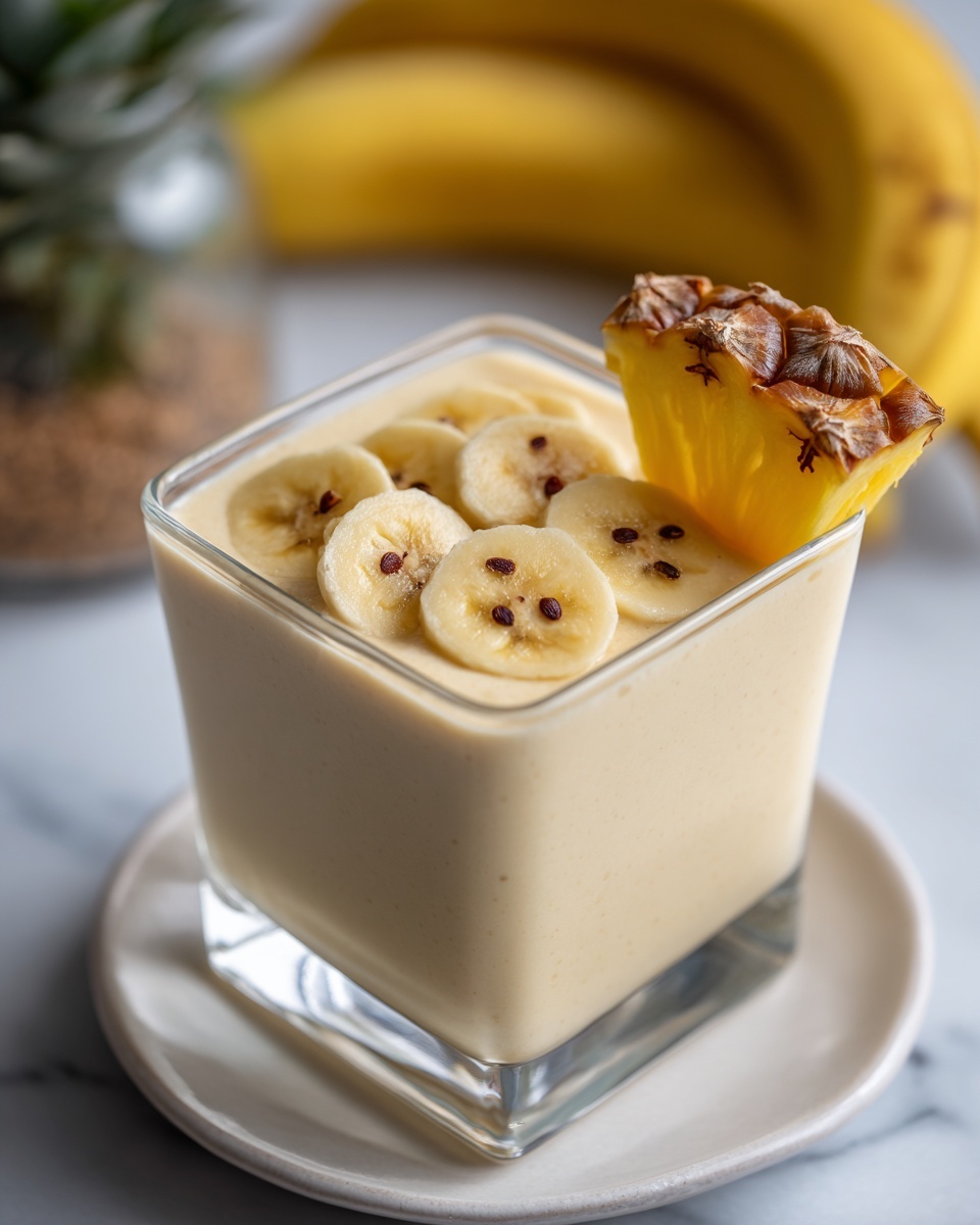 Pineapple and Banana Smoothie Recipe - Recipe Image