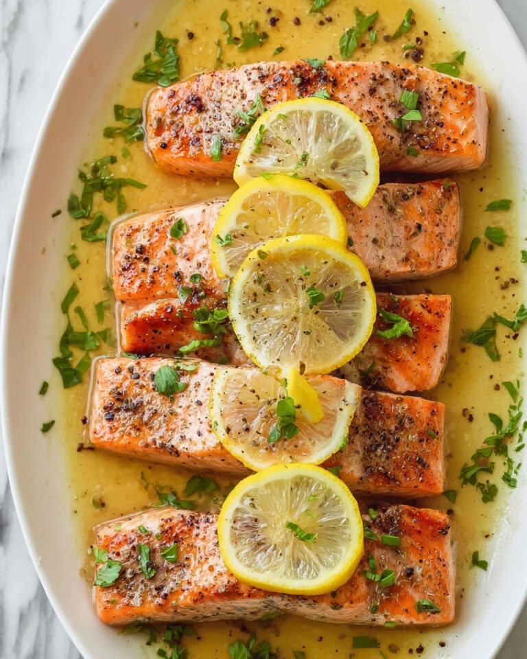 Pan Seared Salmon with Lemon Butter Sauce Recipe
