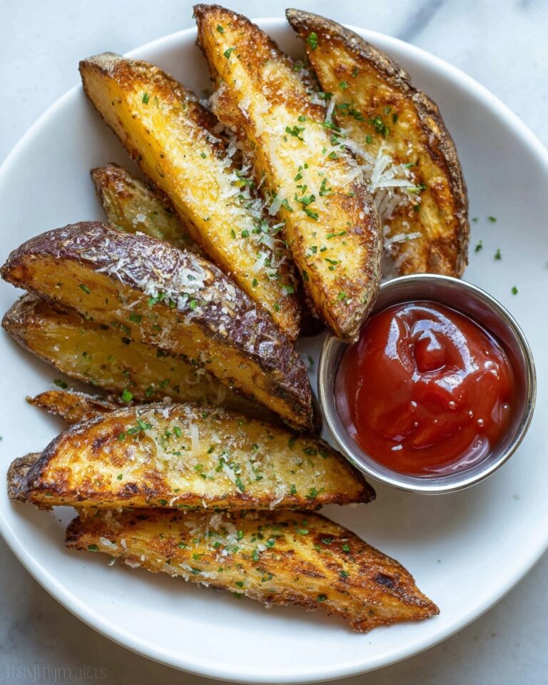 Crispy Baked Potato Wedges Recipe