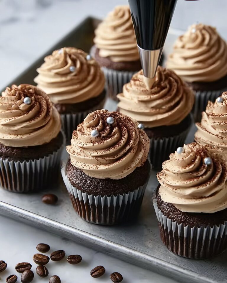 Decadent Espresso Cupcakes with Rich Espresso Buttercream Recipe