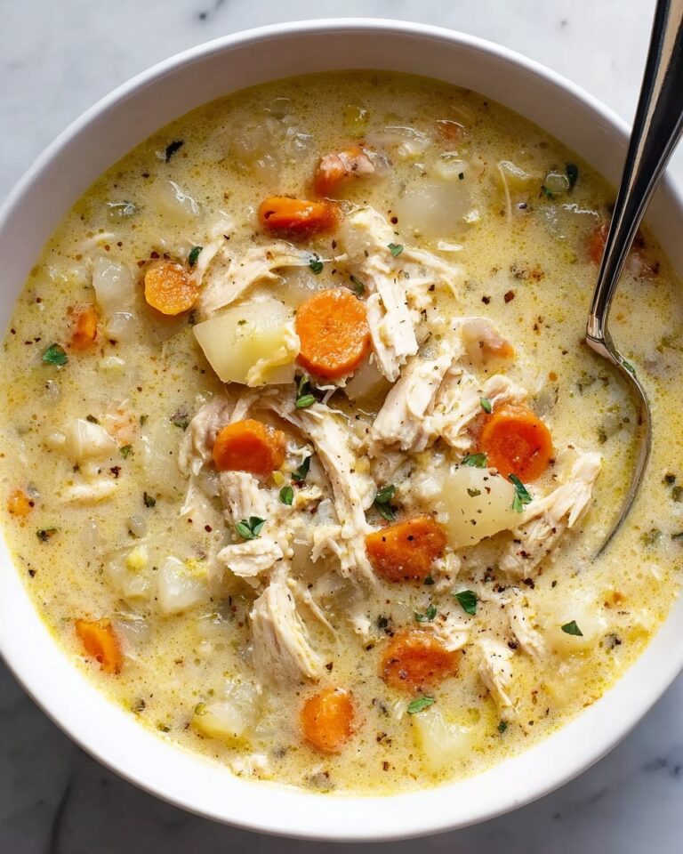 Anti-Inflammatory Cauliflower Chicken Soup Recipe