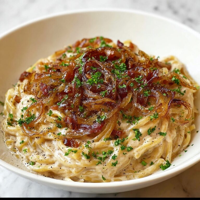 Creamy Caramelized Onion Pasta Recipe