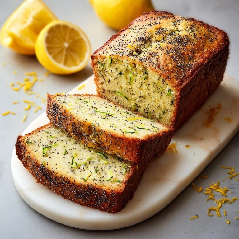 Lemon Poppy Seed Zucchini Bread Recipe