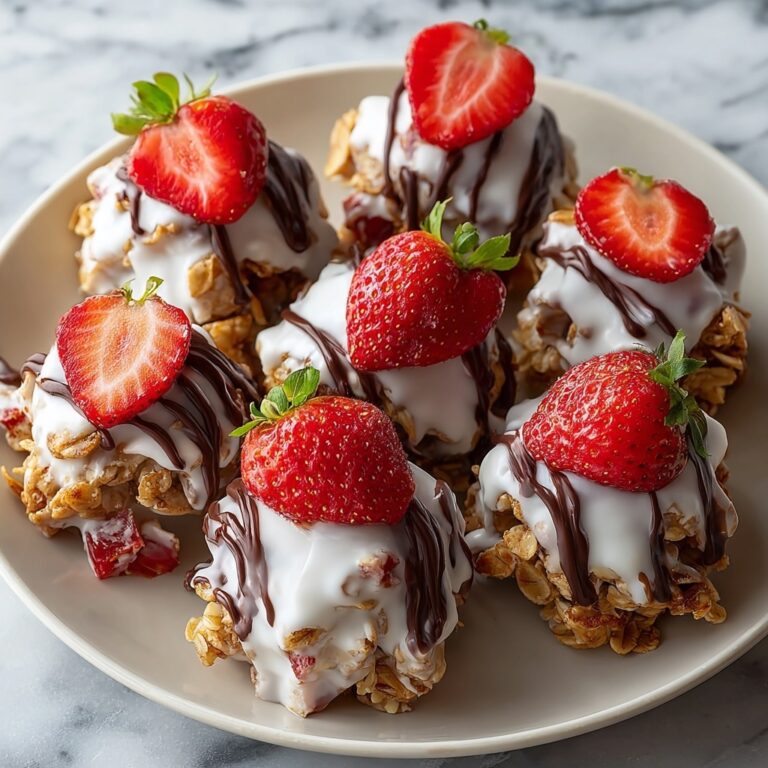 Chocolate Strawberry Yogurt Clusters Recipe