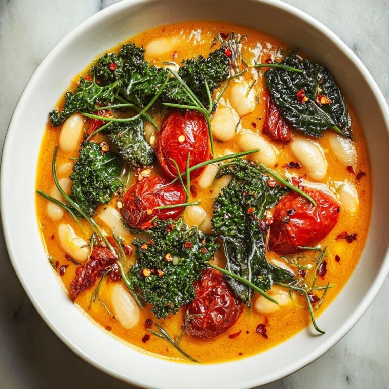 Creamy Vegan Tomato White Bean Stew Recipe