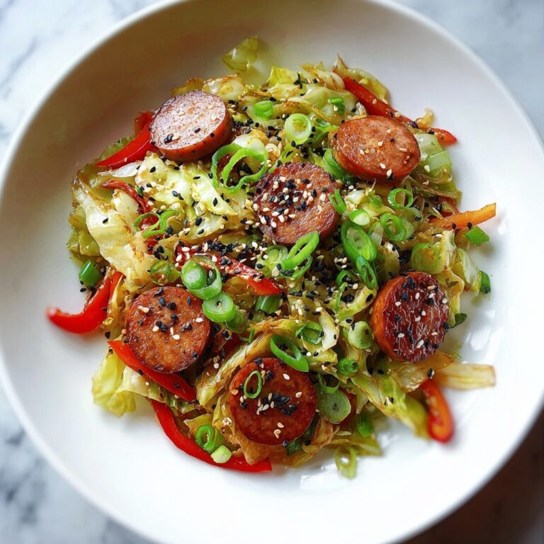 Sausage and Cabbage Stir Fry Recipe