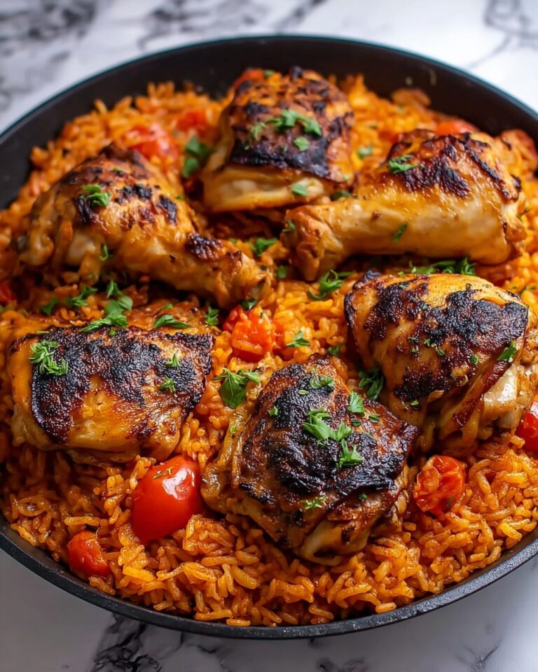 One Pan Tomato Basil Chicken and Rice Recipe
