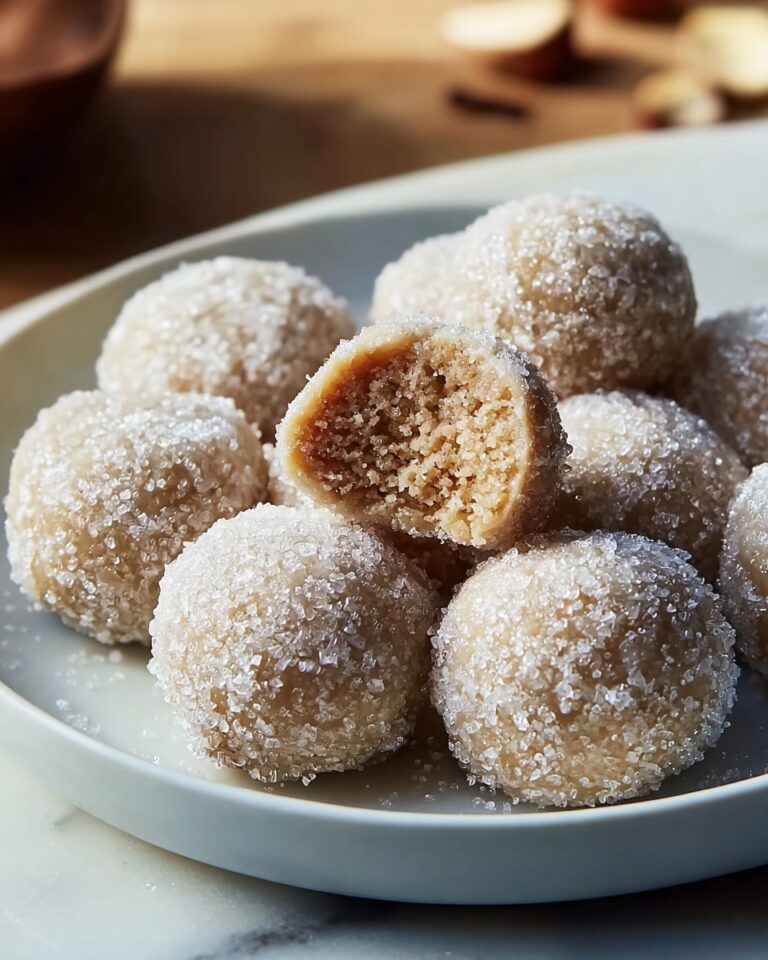 Cinnamon Sugar Snowball Cookies Recipe