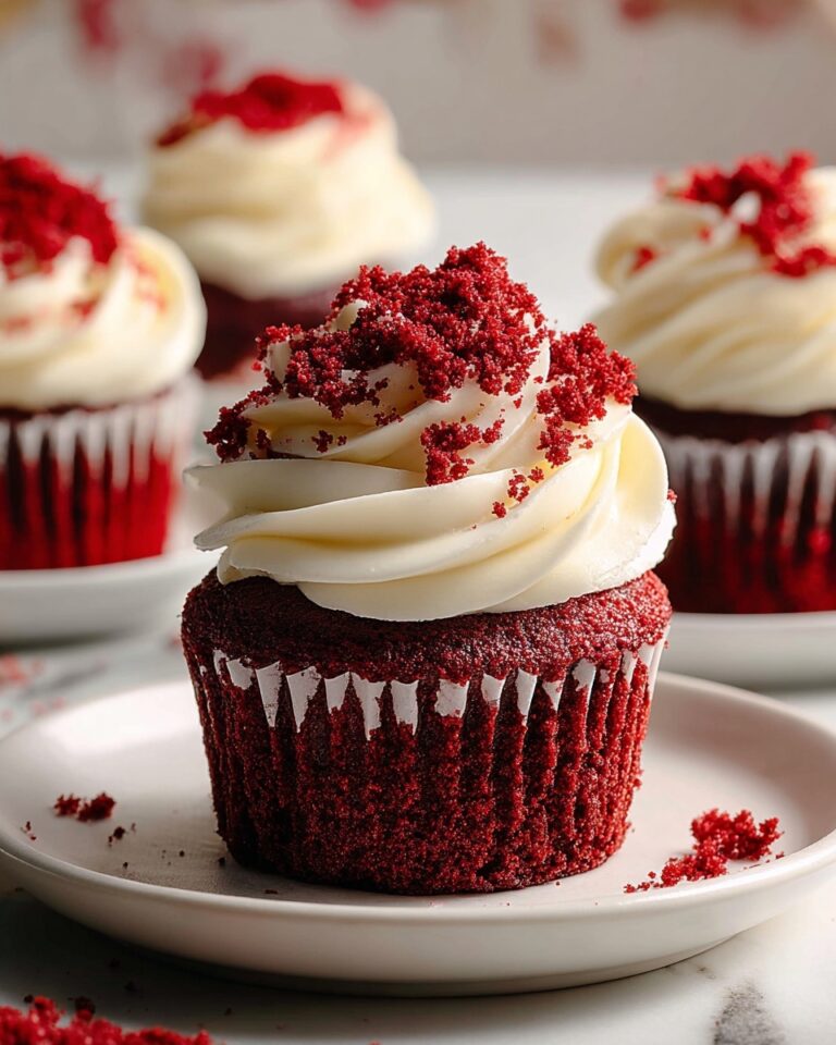 Red Velvet Cupcakes with Cream Cheese Frosting Recipe