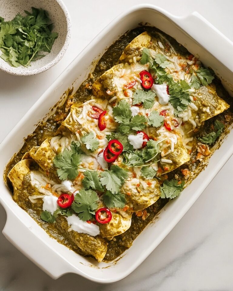 Green Chicken Enchiladas Recipe