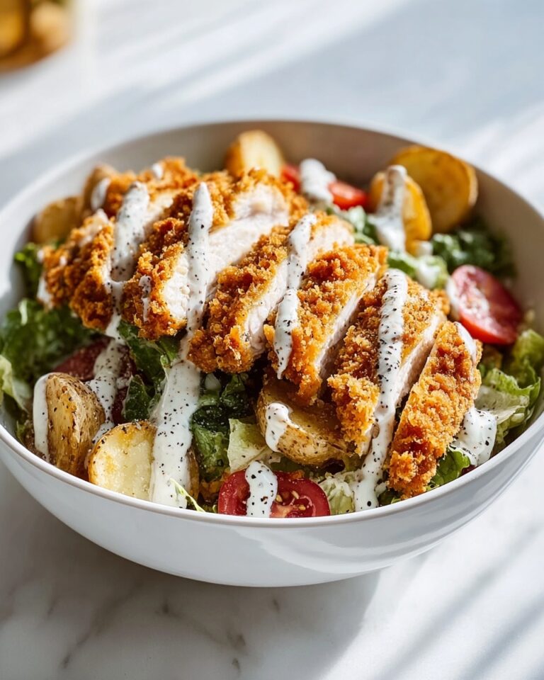 Classic Fried Chicken Salad Recipe