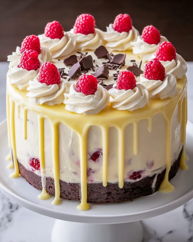 Easy White Chocolate Raspberry Cake Recipe