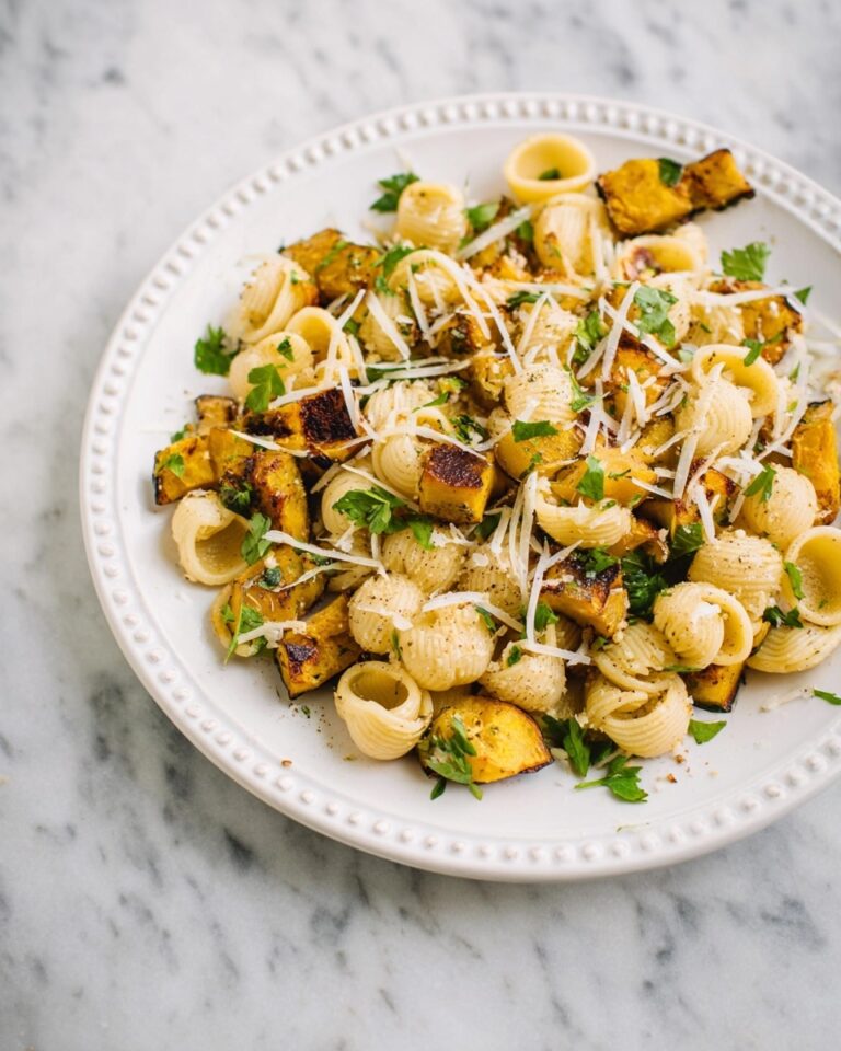 Roasted Butternut Squash Pasta with Sage Butter Recipe