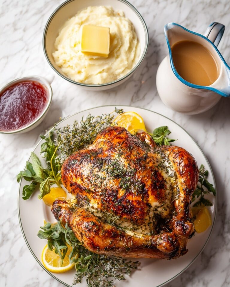 Easy Roast Turkey with Herb Butter Recipe