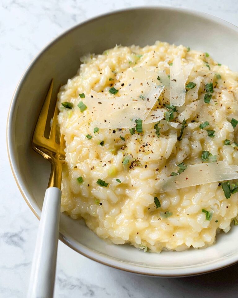 Simple Lemon Parsley Parmesan Risotto Recipe