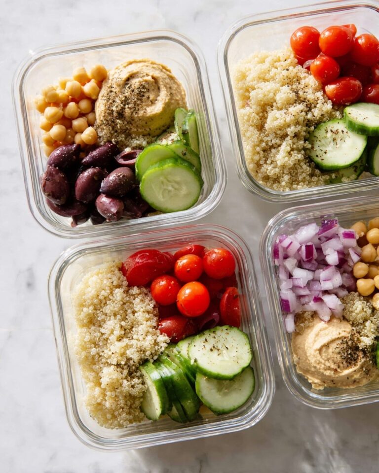 Mediterranean Vegan Meal Prep Bowls Recipe