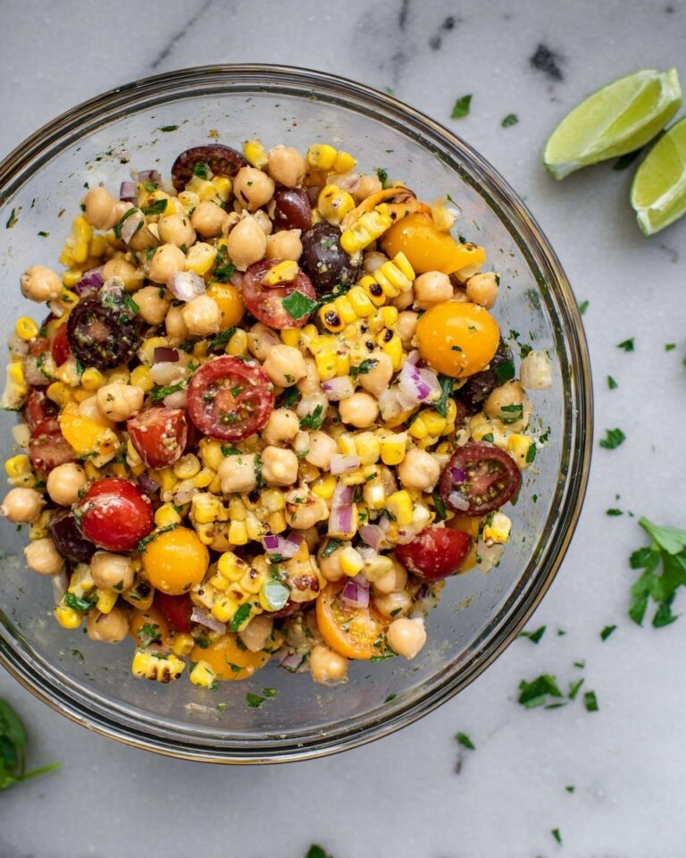 Grilled Corn and Chickpea Salad Recipe