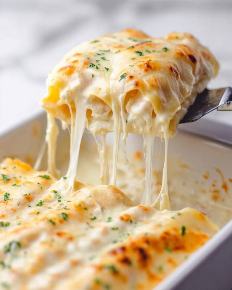Chicken Alfredo Lasagna Roll-Ups Recipe