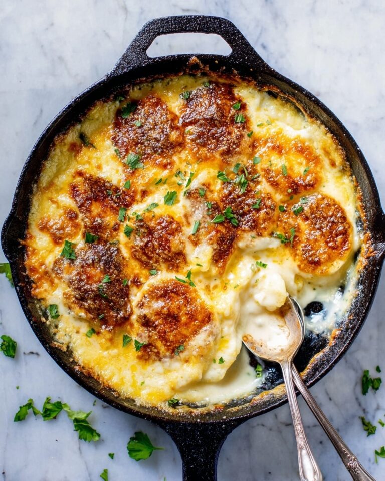 Cheesy Scalloped Sweet Potatoes Recipe