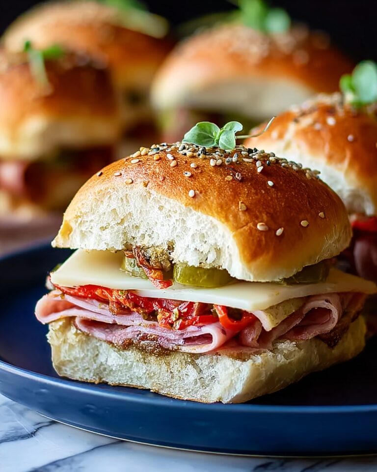 Hot Italian Sub Sliders: Flavor-Packed Mini Sandwiches with Deli Meats and Provolone Recipe