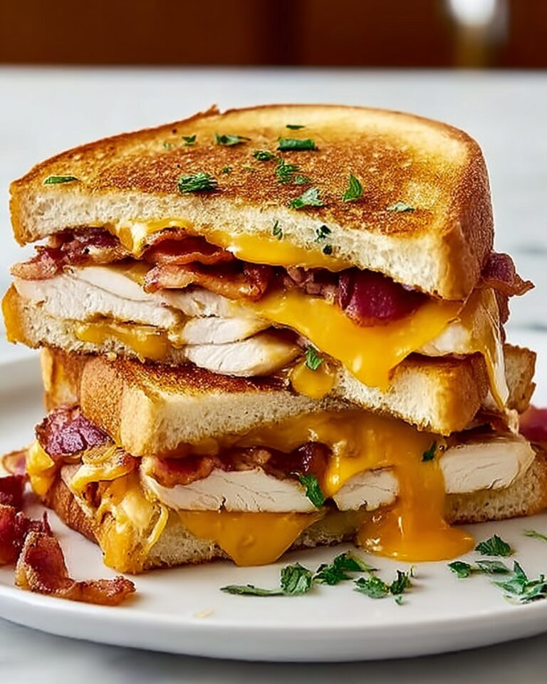 Cheddar and Bacon Turkey Melt on Sourdough Recipe