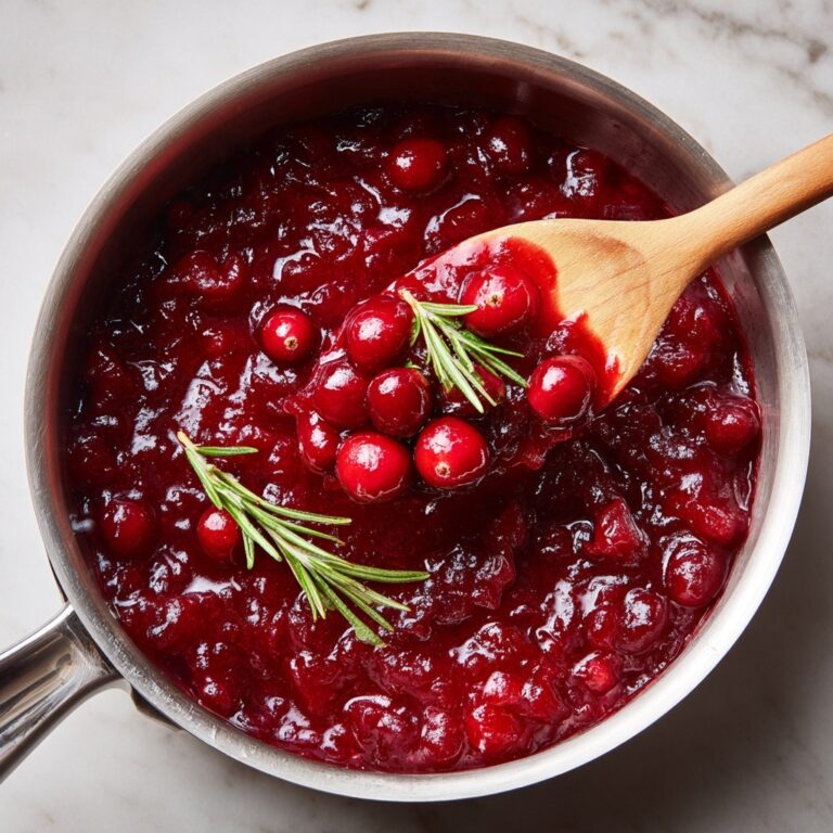 Homemade Cranberry Sauce with a Twist Recipe