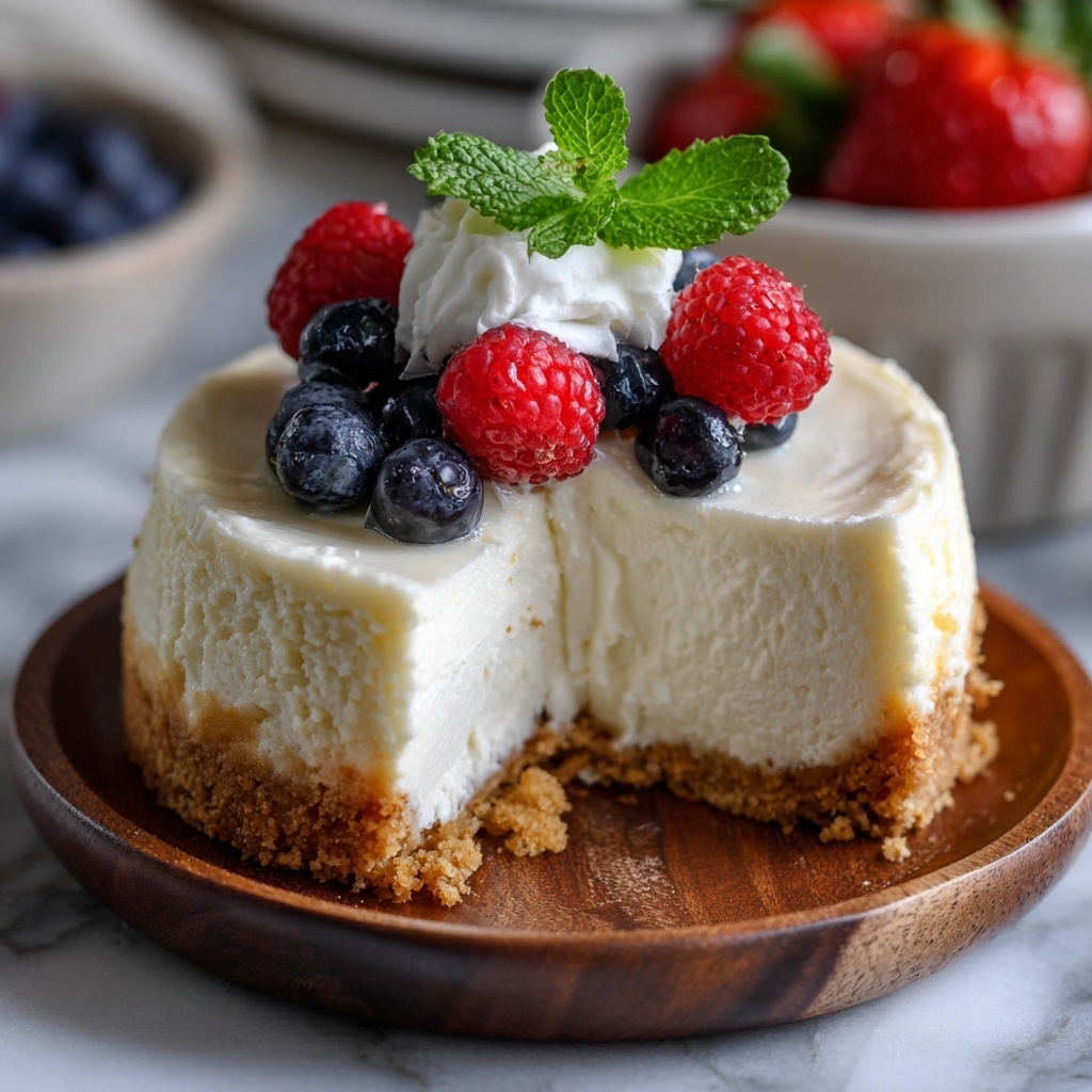 Quick Protein Cheesecake with a Twist Recipe - Recipe Image