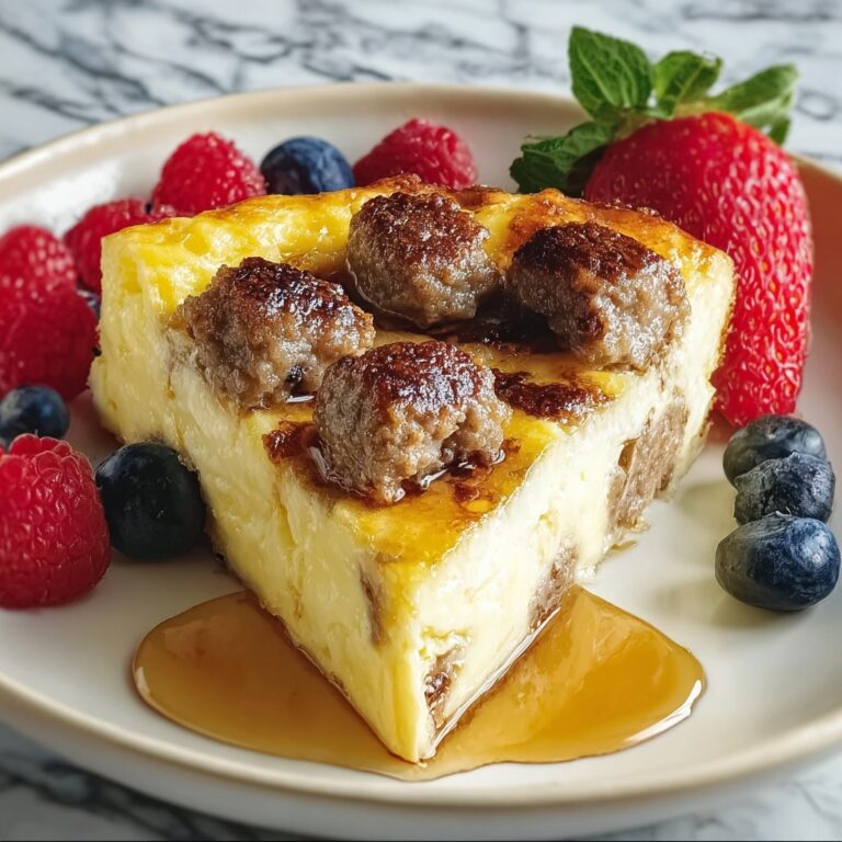 Pancake Sausage Casserole Recipe