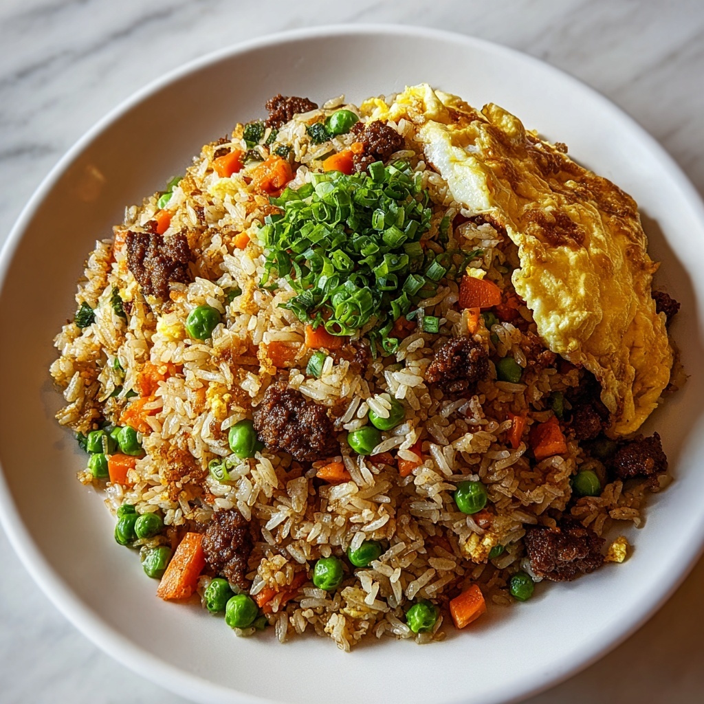 Ground Chicken Fried Rice Recipe - Recipe Image