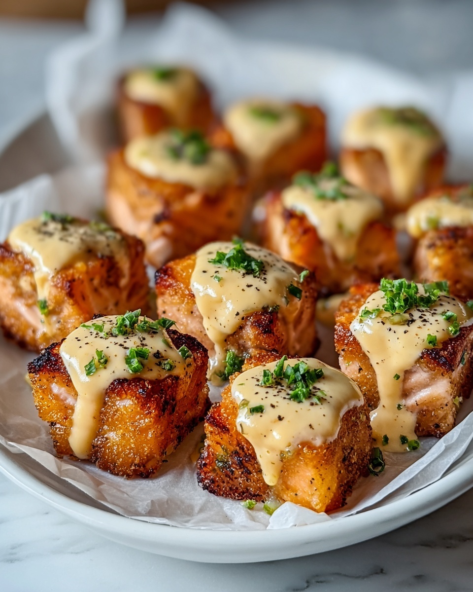 Crispy Bang Bang Salmon Bites Recipe - Recipe Image
