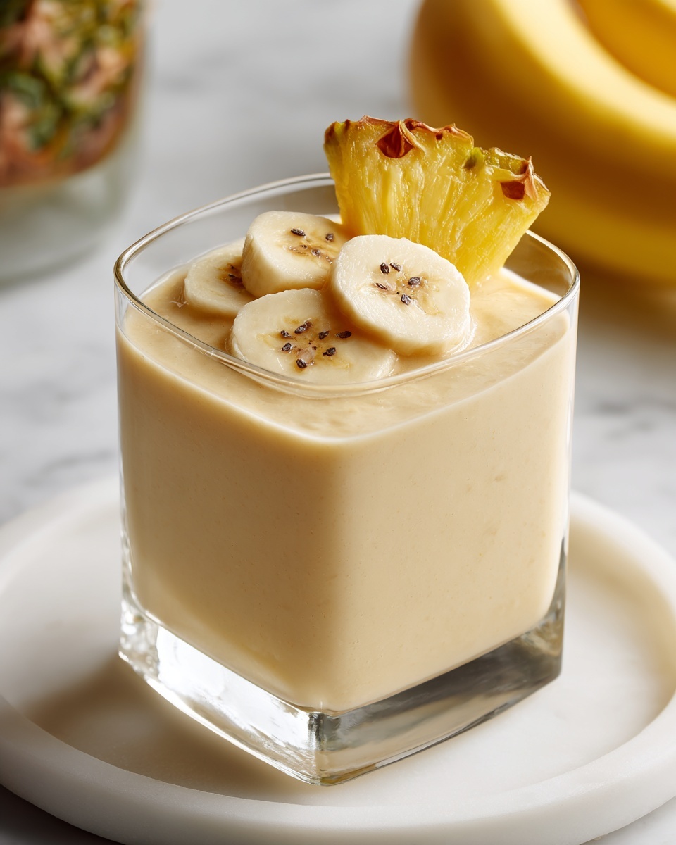 Pineapple and Banana Smoothie Recipe - Recipe Image