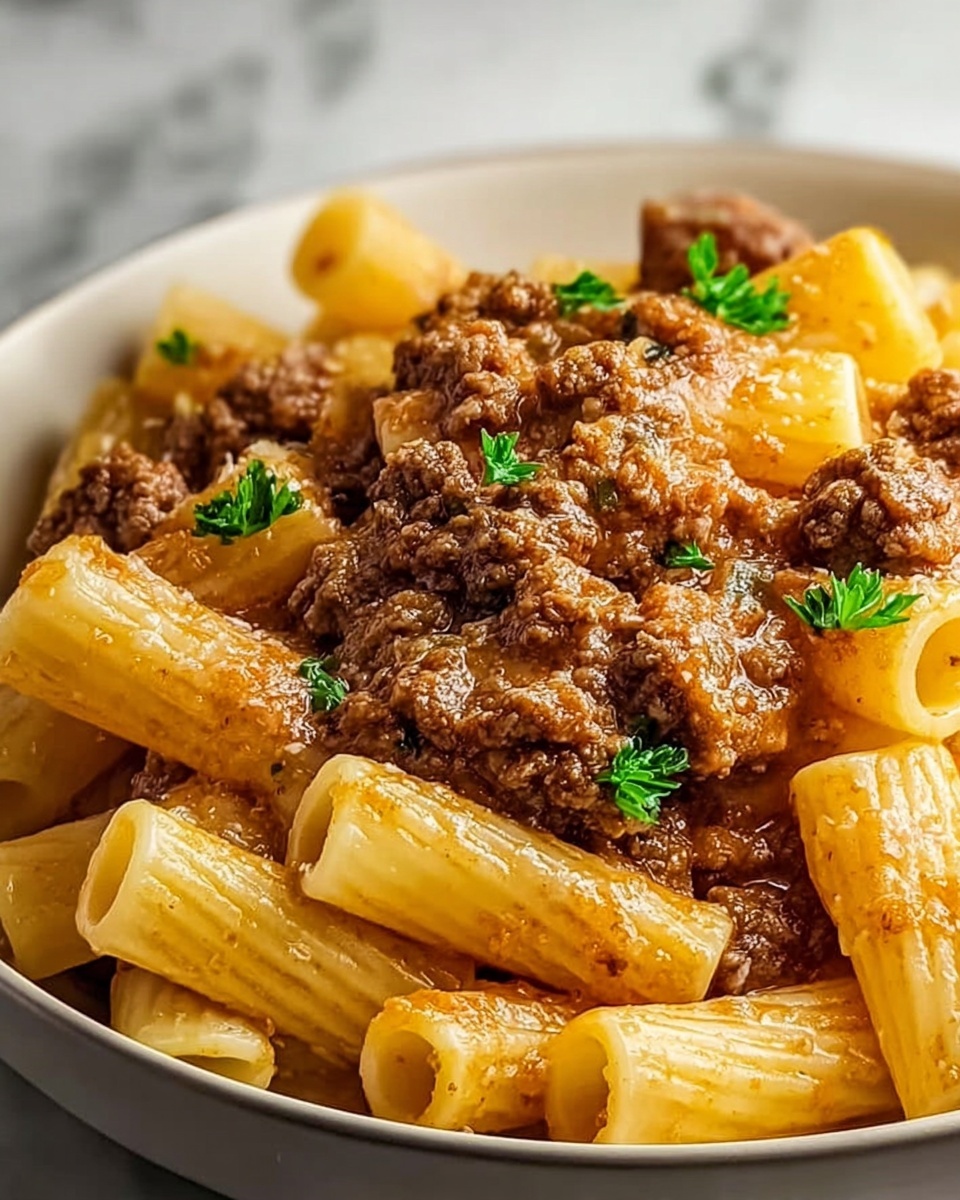 Creamy Garlic Beef Pasta: An Incredible Ultimate Recipe - Recipe Image