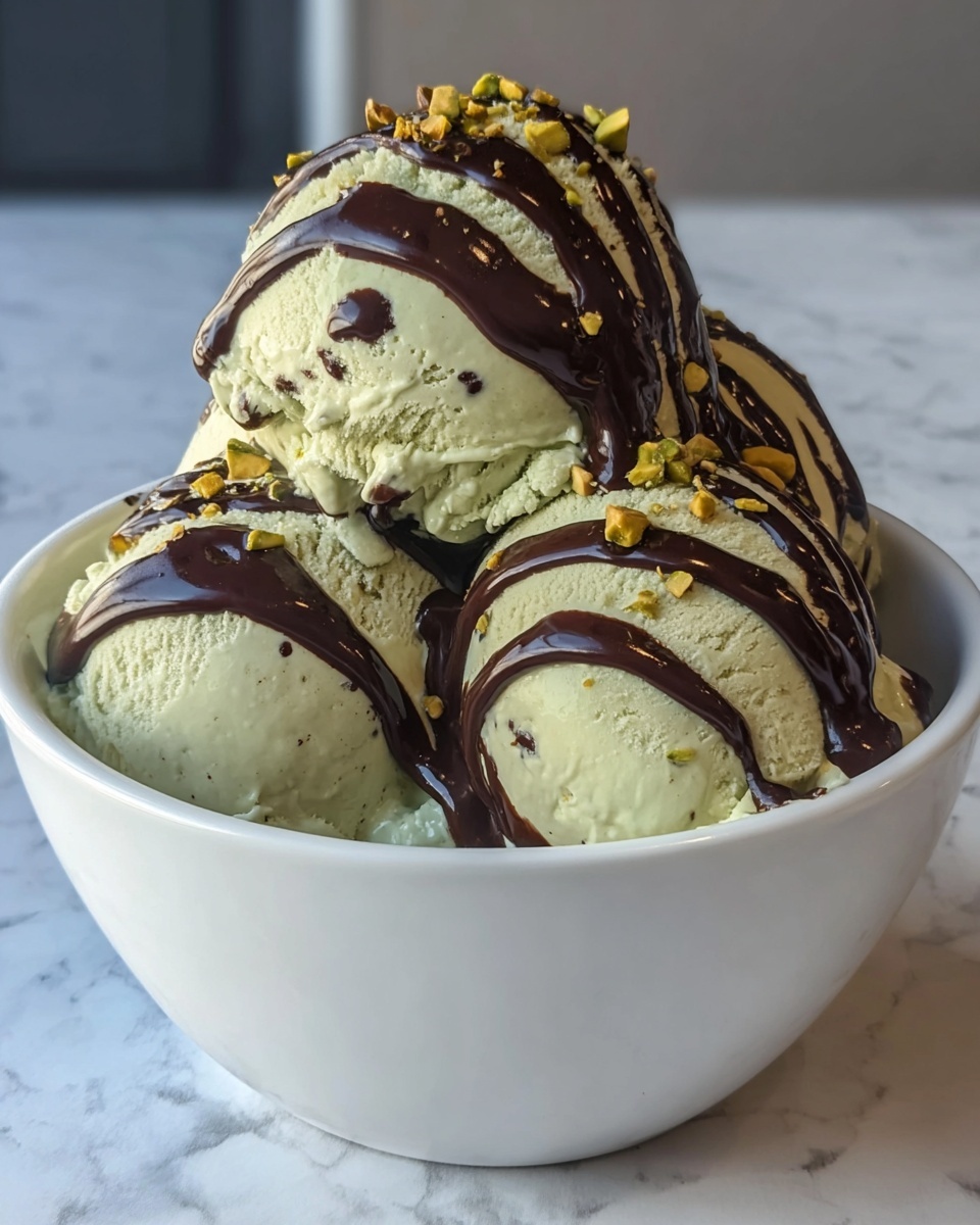 Homemade Creamy Pistachio Ice Cream Recipe - Recipe Image