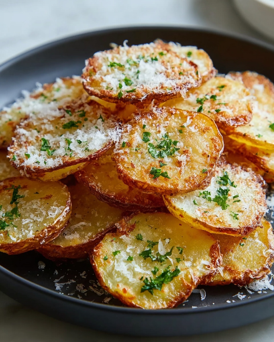 Crispy Parmesan Potato Rounds Recipe - Recipe Image