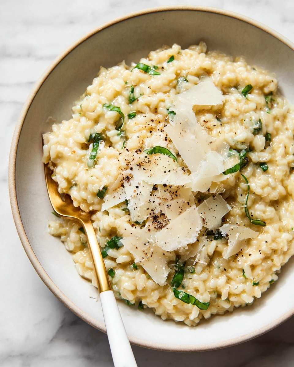 Simple Lemon Parsley Parmesan Risotto Recipe - Recipe Image