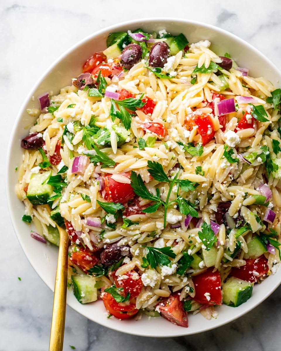 Mediterranean Orzo Salad Recipe - Recipe Image