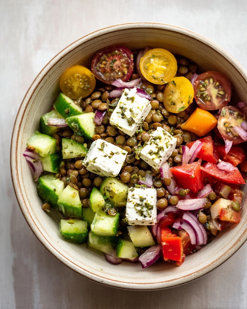 Mediterranean Lentil Salad Recipe - Recipe Image