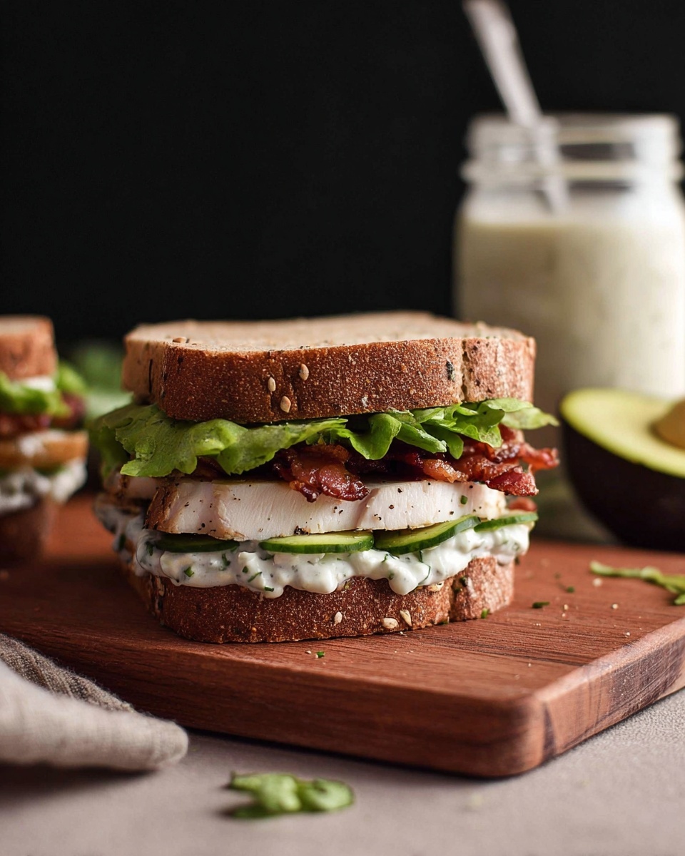 Green Goddess Chicken Sandwich Recipe - Recipe Image