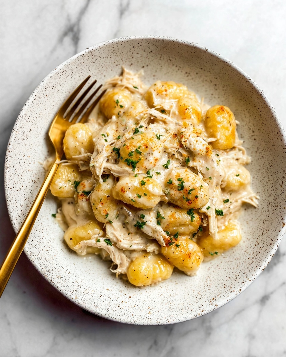 Chicken Alfredo Gnocchi Bake Recipe - Recipe Image