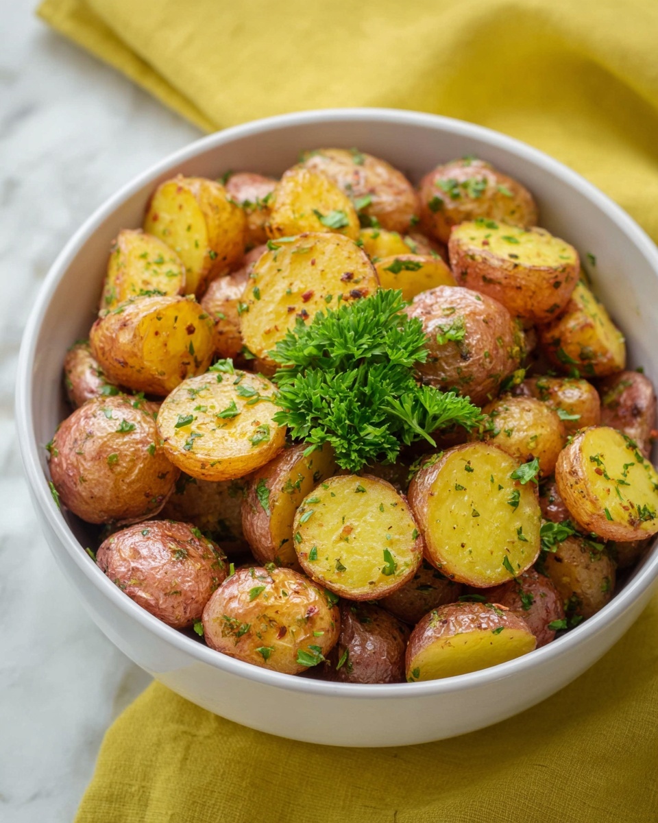 Oven Roasted Baby Red Potatoes Recipe - Recipe Image