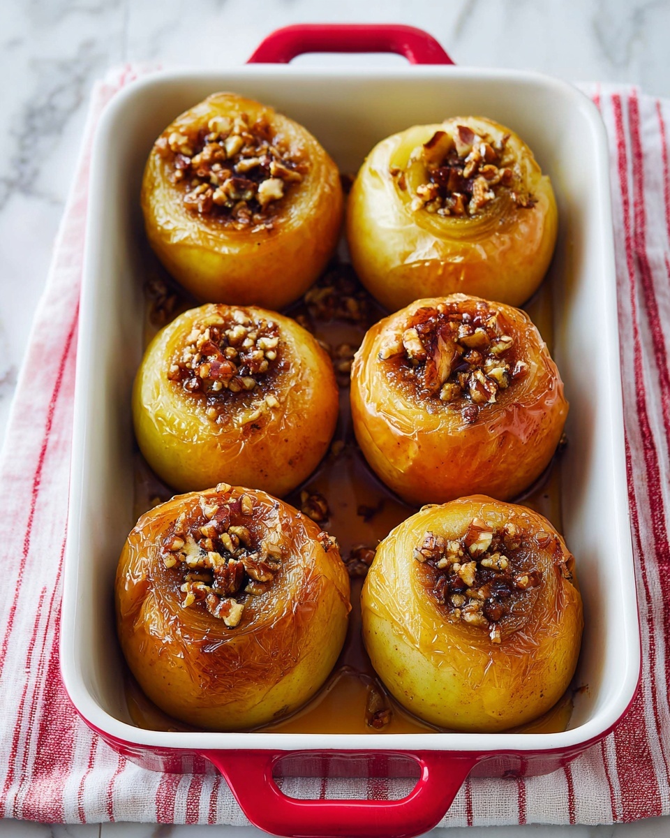 Baked Apples with Cranberries, Nuts, and Cinnamon Recipe - Recipe Image
