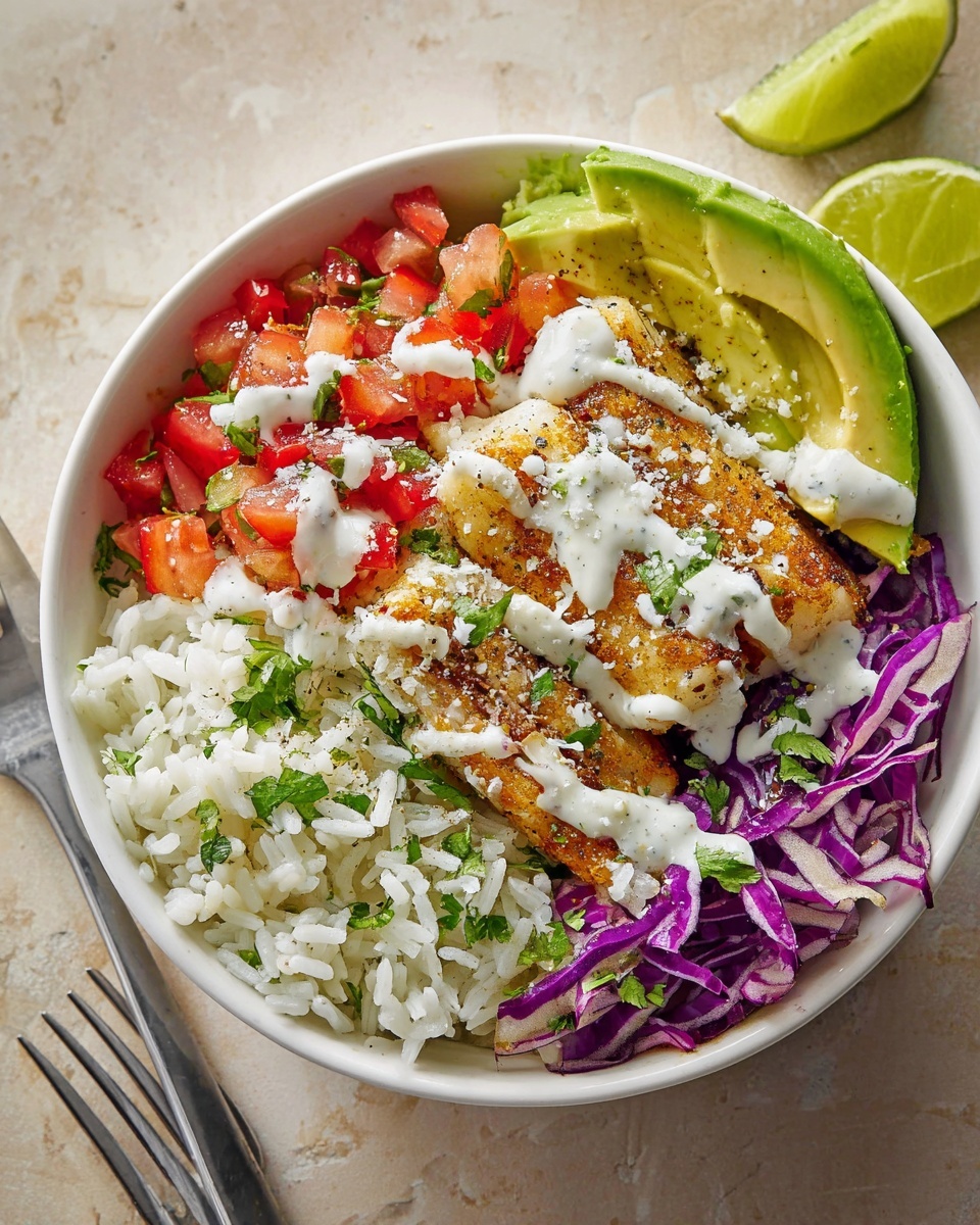 Fish Taco Bowls Recipe - Recipe Image