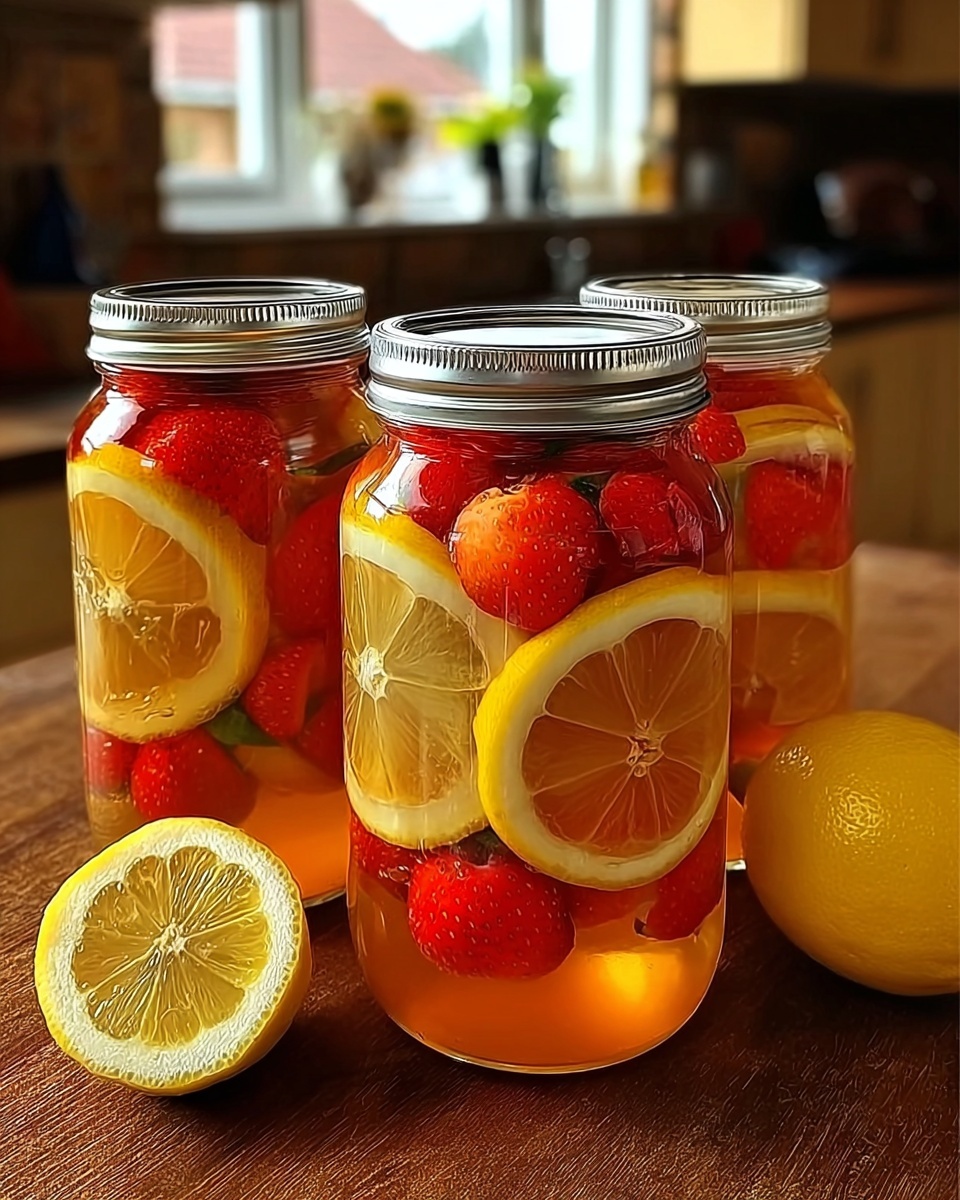 Strawberry Citrus Iced Tea: A Refreshing Summer Drink Recipe - Recipe Image