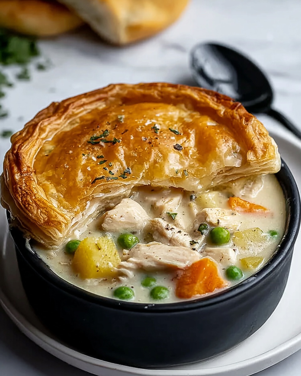 Crock Pot Chicken Pot Pie with Tater Tot Topping Recipe - Recipe Image