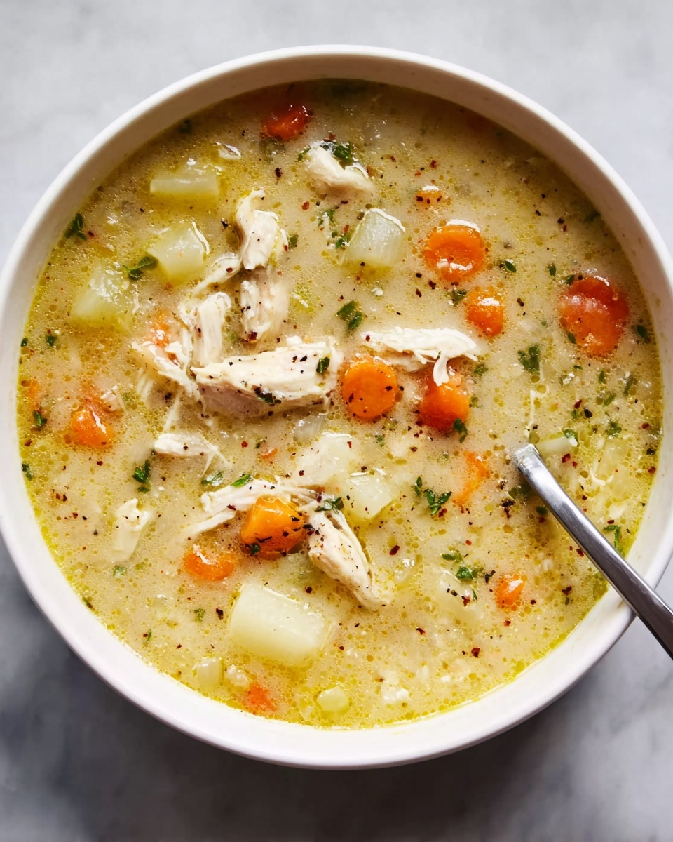 Anti-Inflammatory Cauliflower Chicken Soup Recipe - Recipe Image