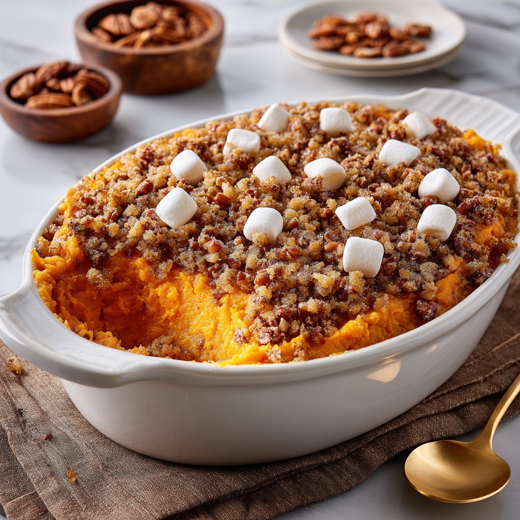 Easy Sweet Potato Soufflé Recipe - Recipe Image