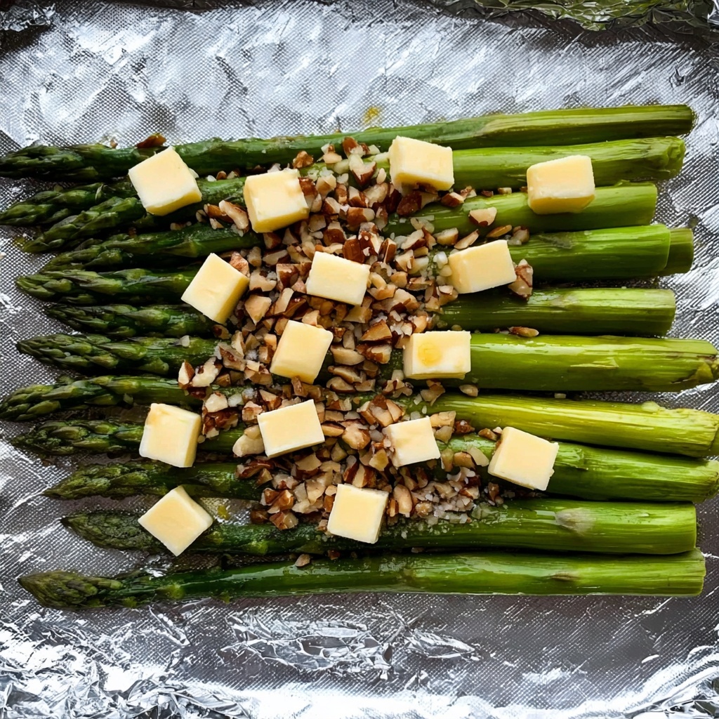 Grilled Almond Asparagus Recipe - Recipe Image