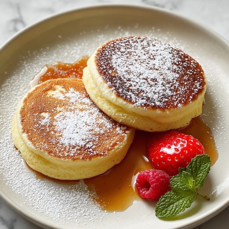 Fluffy Japanese Soufflé Pancakes Recipe