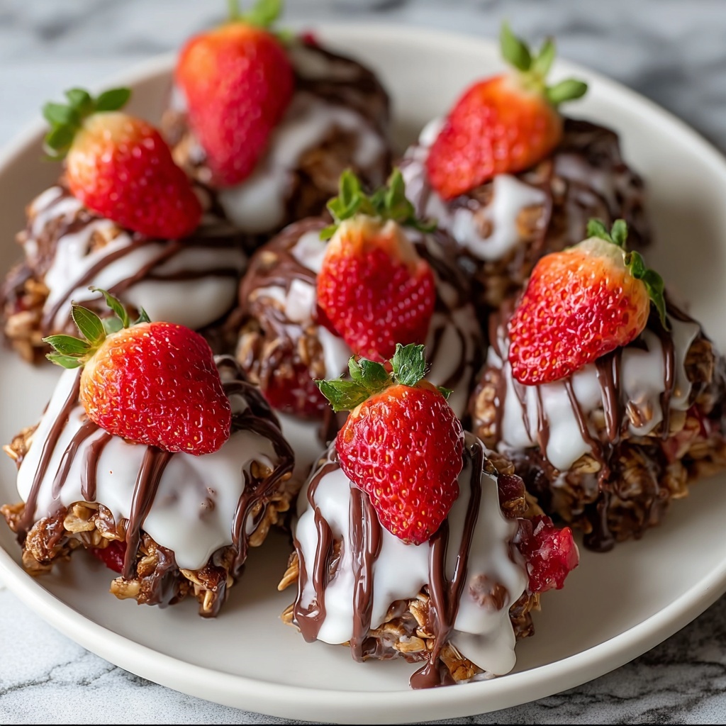 Chocolate Strawberry Yogurt Clusters Recipe - Recipe Image
